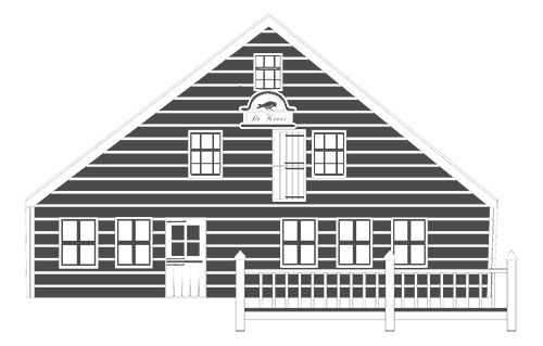 De-Kraai-lijntekening