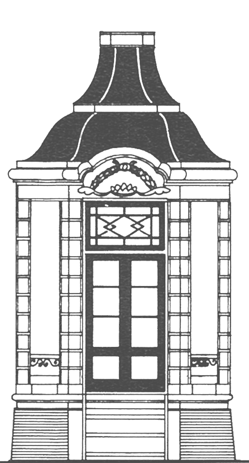 Tinkoepel-lijntekening